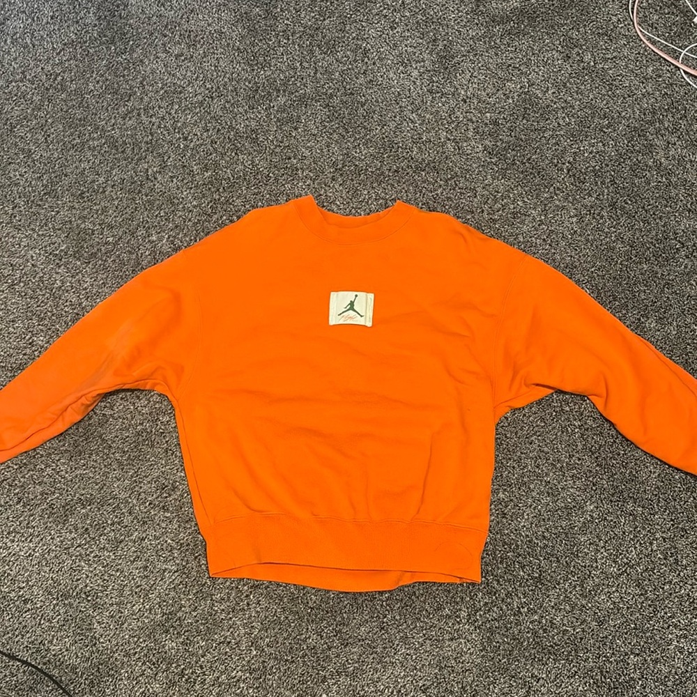 Orange Jorden Crewneck